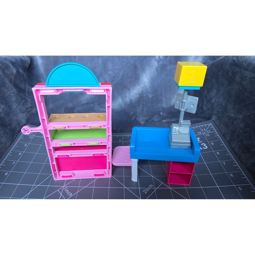 Barbie Club Chelsea Grocery Store Playset Snack Stand and Checkout Counter